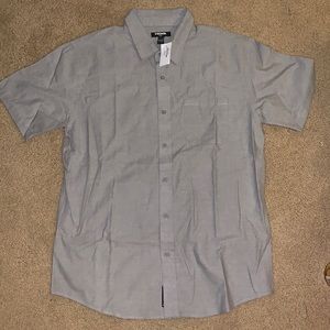 Gray Collared Button Up Tshirt